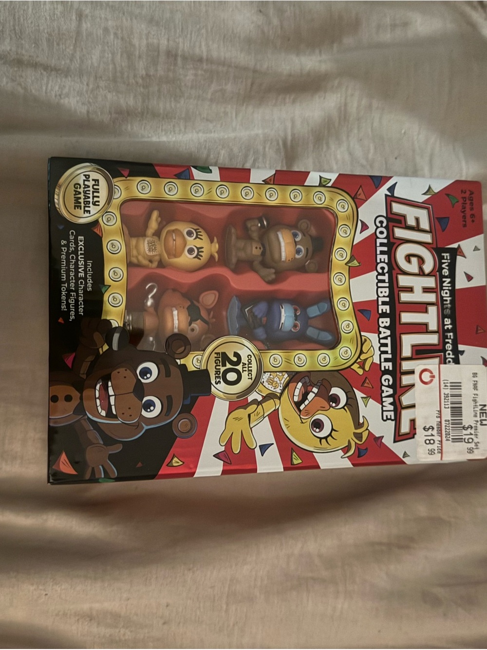 FightLine Collectible Battle Game - Yellow & Brown Figures